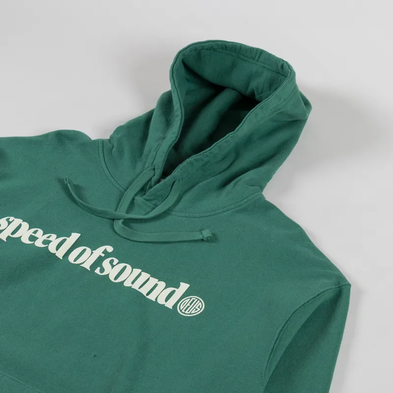 Deus Ex Machina Velocity Hoodie Work Green-2