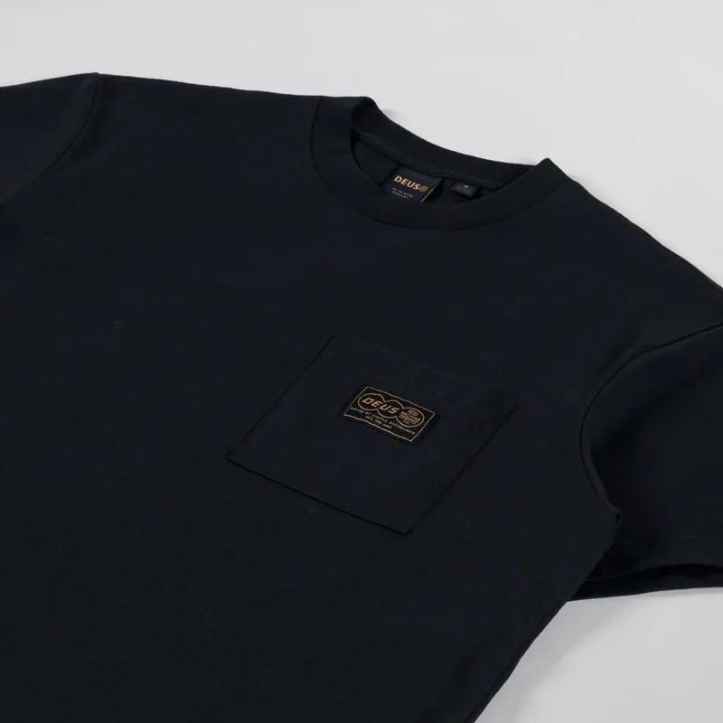 Deus Ex Machina Terrace Pocket T Shirt Black-1