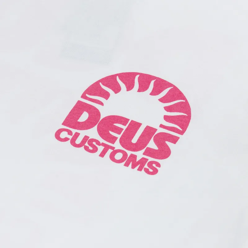 Deus Ex Machina Melodies T Shirt Vintage White-5