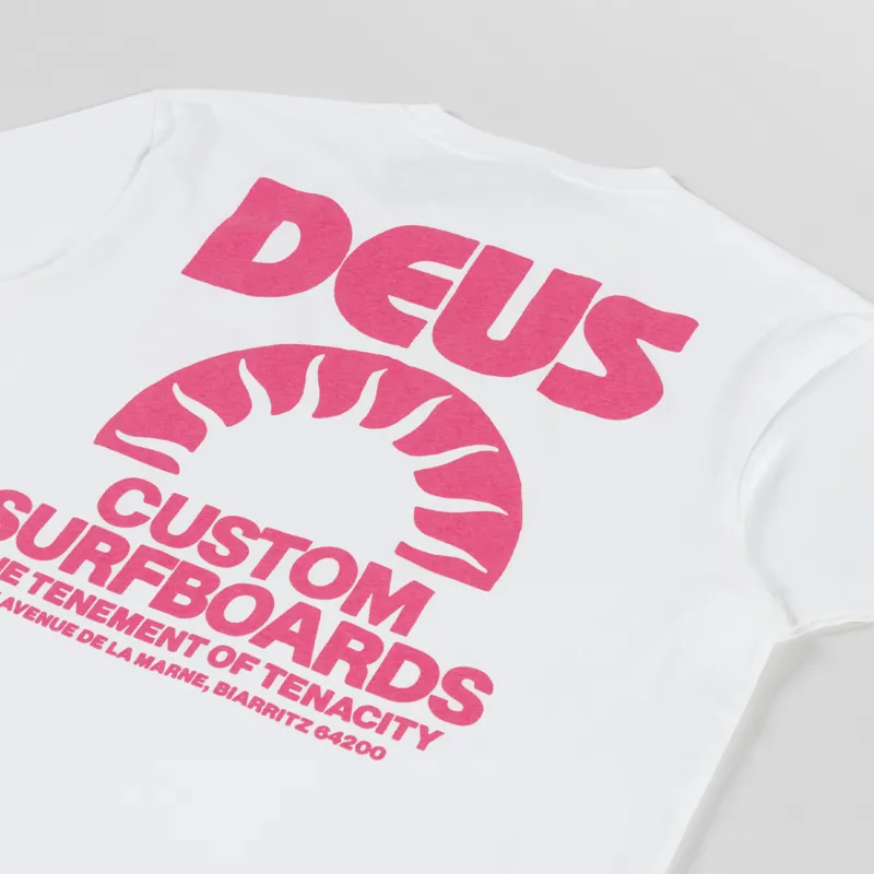 Deus Ex Machina Melodies T Shirt Vintage White-2