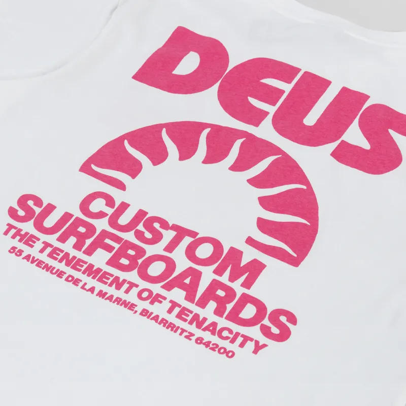 Deus Ex Machina Melodies T Shirt Vintage White-4