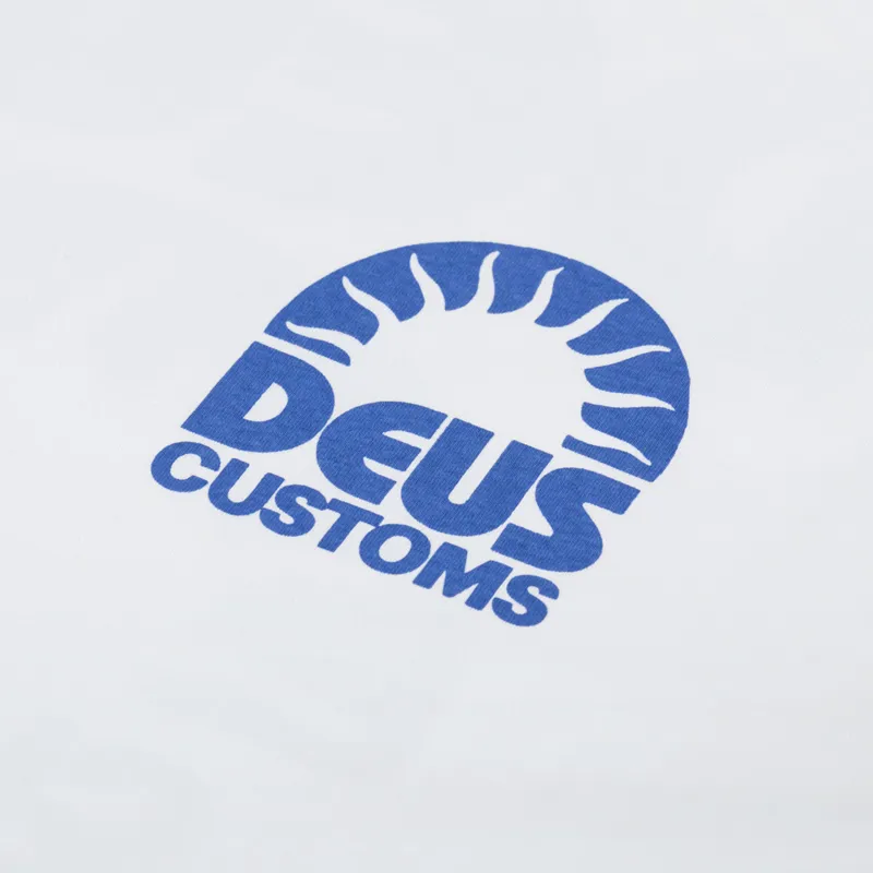 Deus Ex Machina Melodies T Shirt Vintage White-5