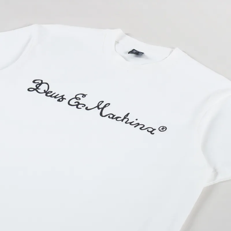 Deus Ex Machina Noodle T Shirt Vintage White-1