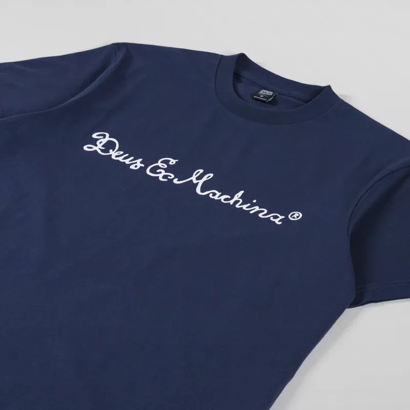 Deus Ex Machina Noodle T Shirt Navy-1