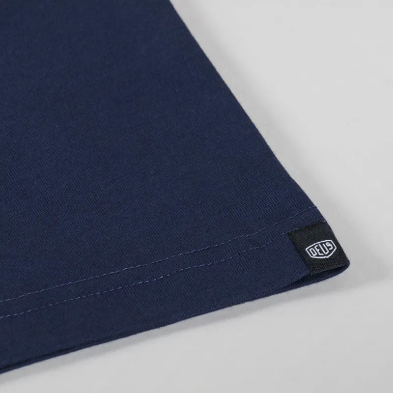 Deus Ex Machina Noodle T Shirt Navy-3