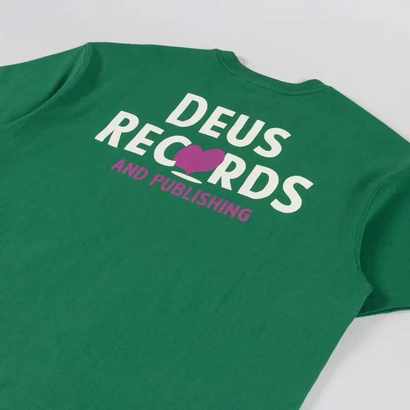 Deus Ex Machina Deep Cut T Shirt Verdant Green-2