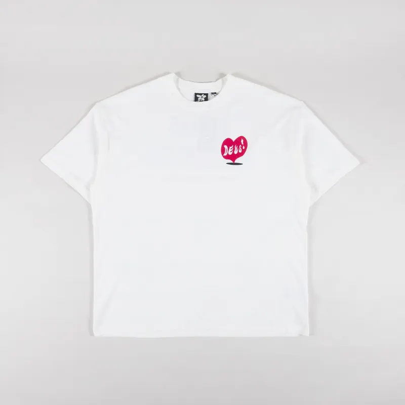 Deus Ex Machina Deep Cut T Shirt Vintage White-1