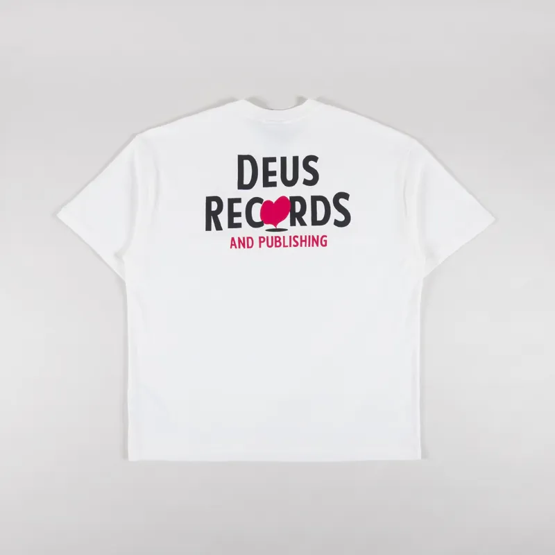 Deus Ex Machina Deep Cut T Shirt Vintage White