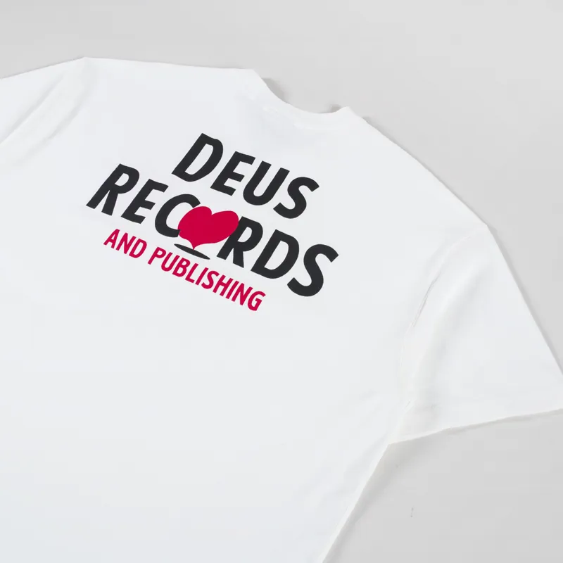 Deus Ex Machina Deep Cut T Shirt Vintage White-2