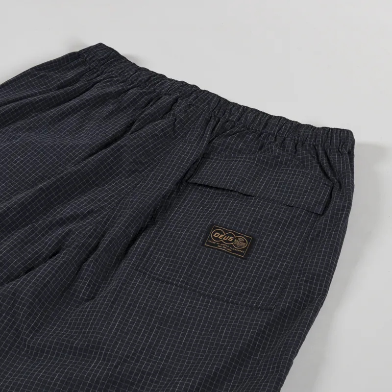 Deus Ex Machina Remi Parachute Shorts Black-3