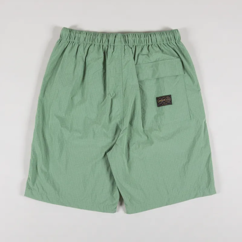 Deus Ex Machina Remi Parachute Shorts Shale Green-1