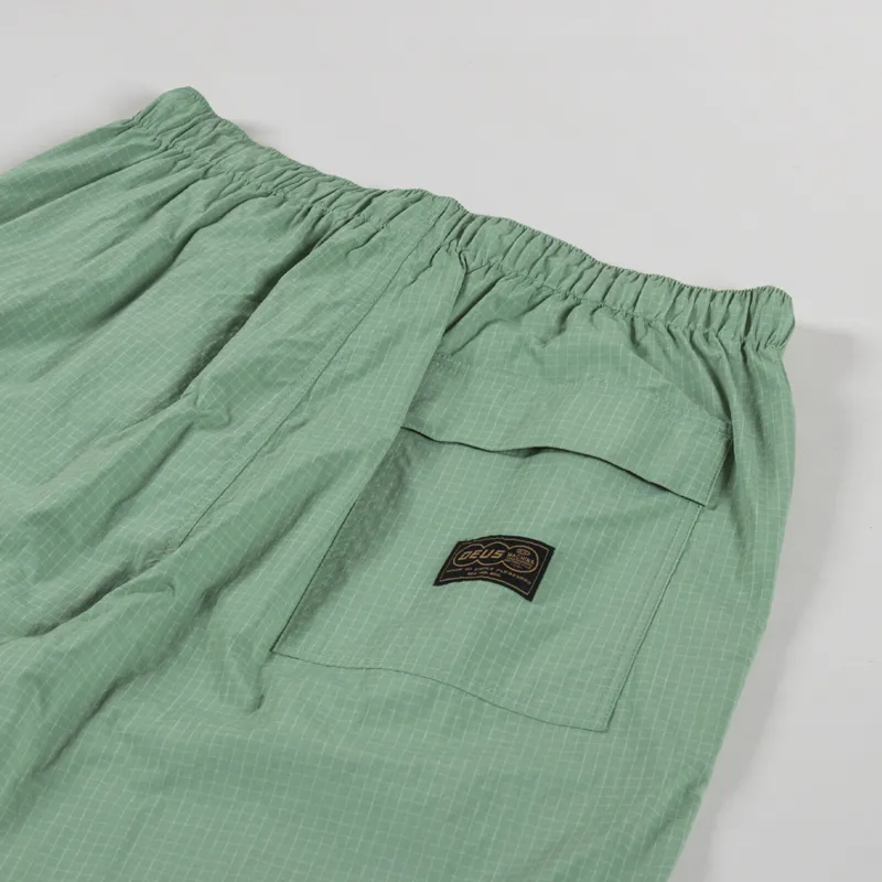 Deus Ex Machina Remi Parachute Shorts Shale Green-4