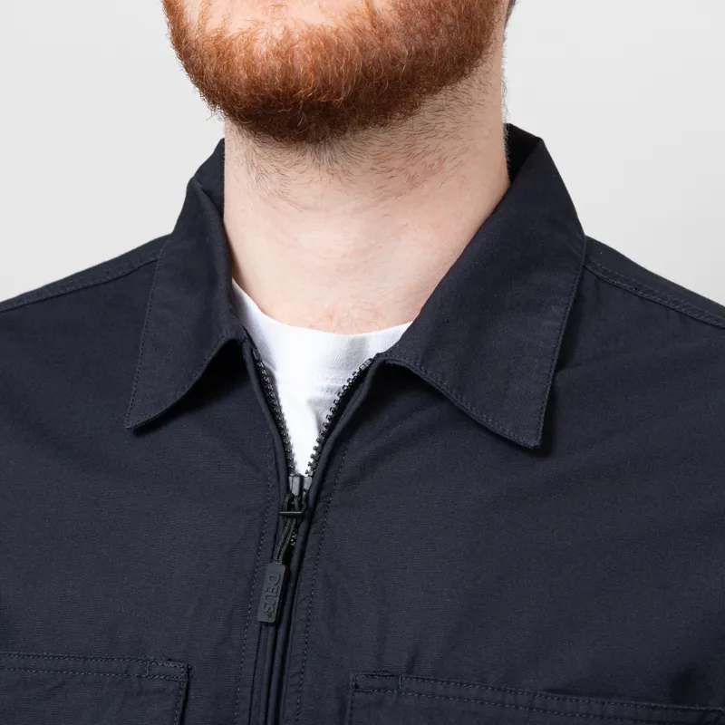 Deus Ex Machina Duck Dive Zip Shirt Black-7