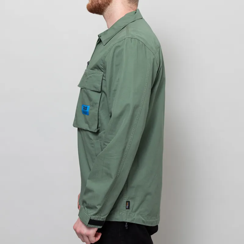 Deus Ex Machina Duck Dive Zip Shirt Clover-3