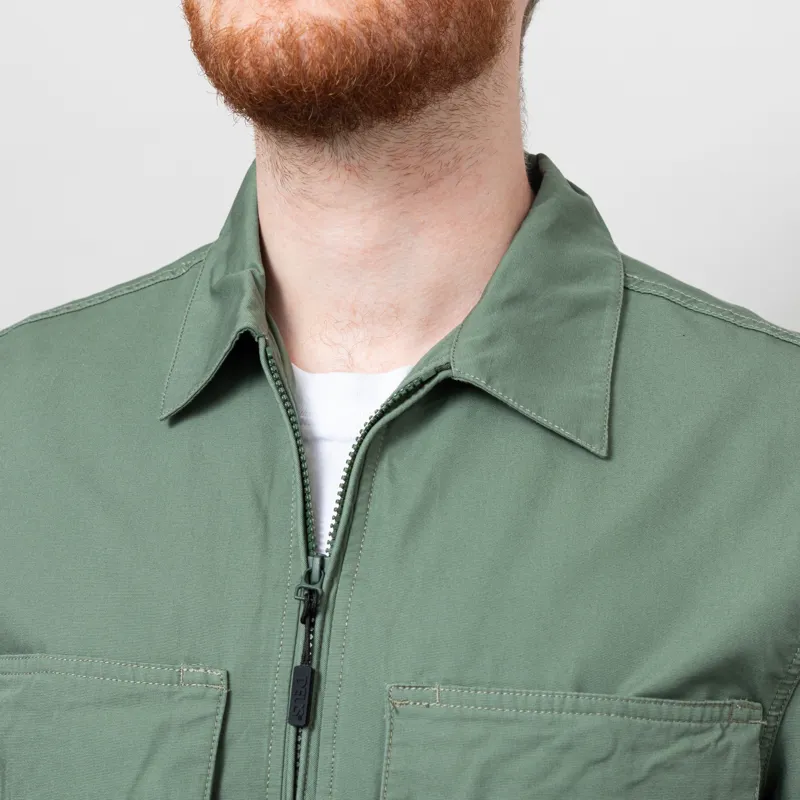 Deus Ex Machina Duck Dive Zip Shirt Clover-6