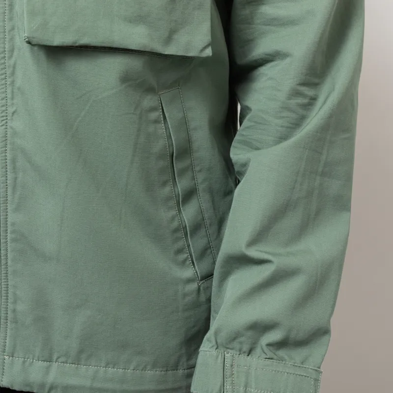 Deus Ex Machina Duck Dive Zip Shirt Clover-11