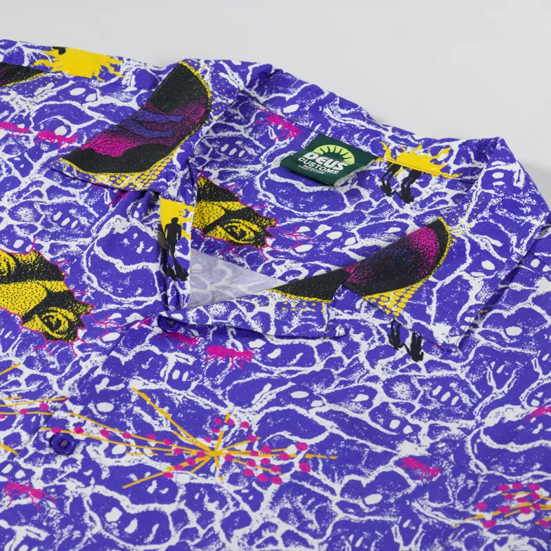 Deus Ex Machina Future History Shirt Violet-2