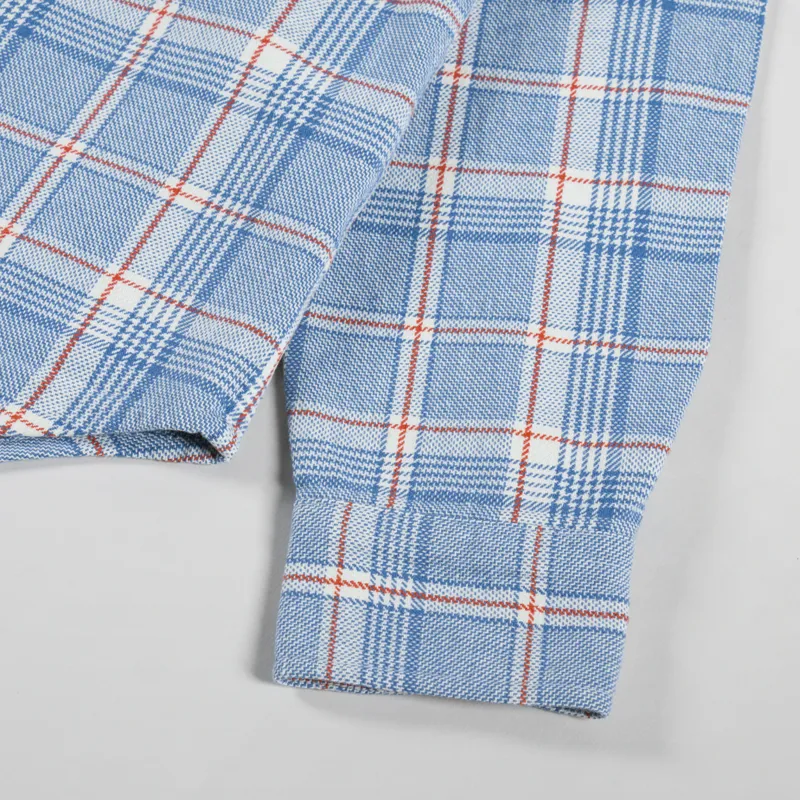 Deus Ex Machina Vacay Check Shirt Sky Blue-7