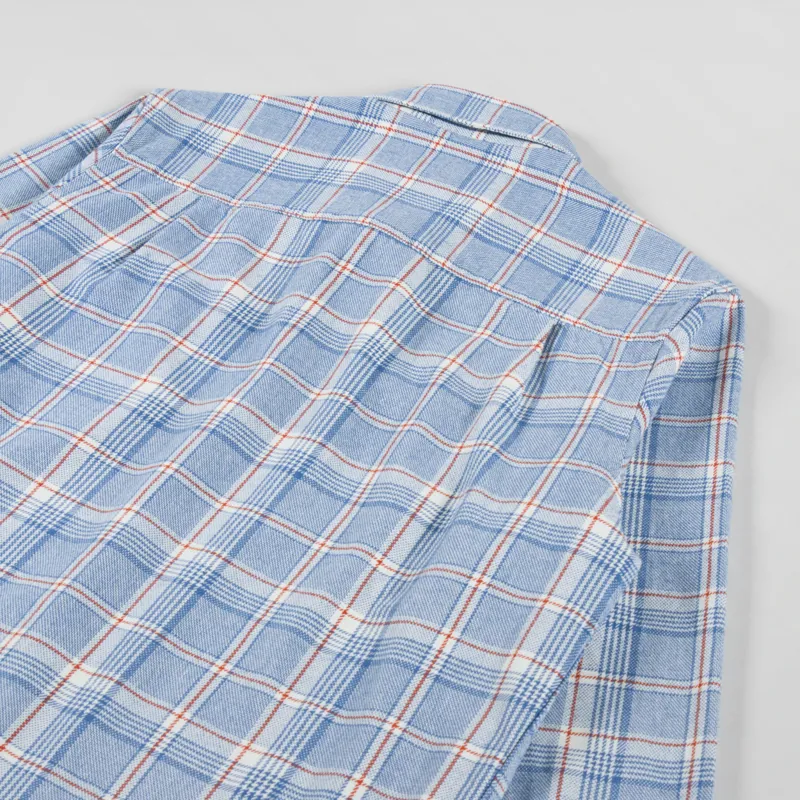 Deus Ex Machina Vacay Check Shirt Sky Blue-3