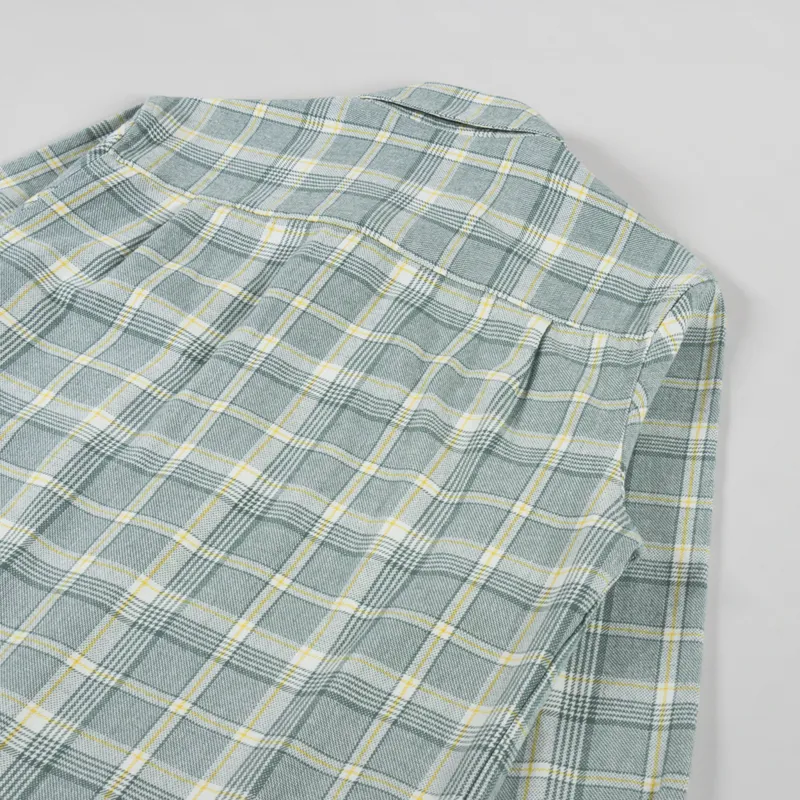 Deus Ex Machina Vacay Check Shirt Tendril Green-3