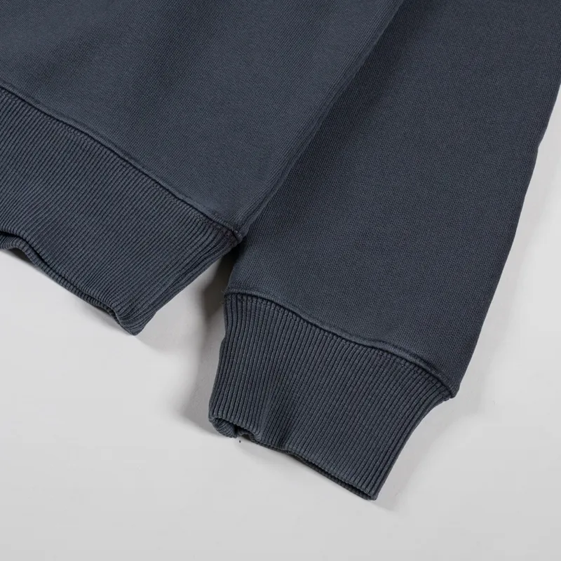 Deus Ex Machina Shield Garment Dyed Crew Anthracite-7