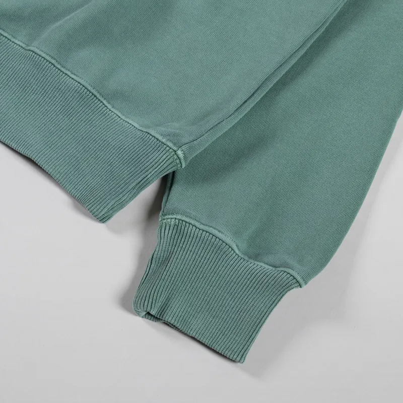 Deus Ex Machina Shield Garment Dyed Crew Shale Green-5