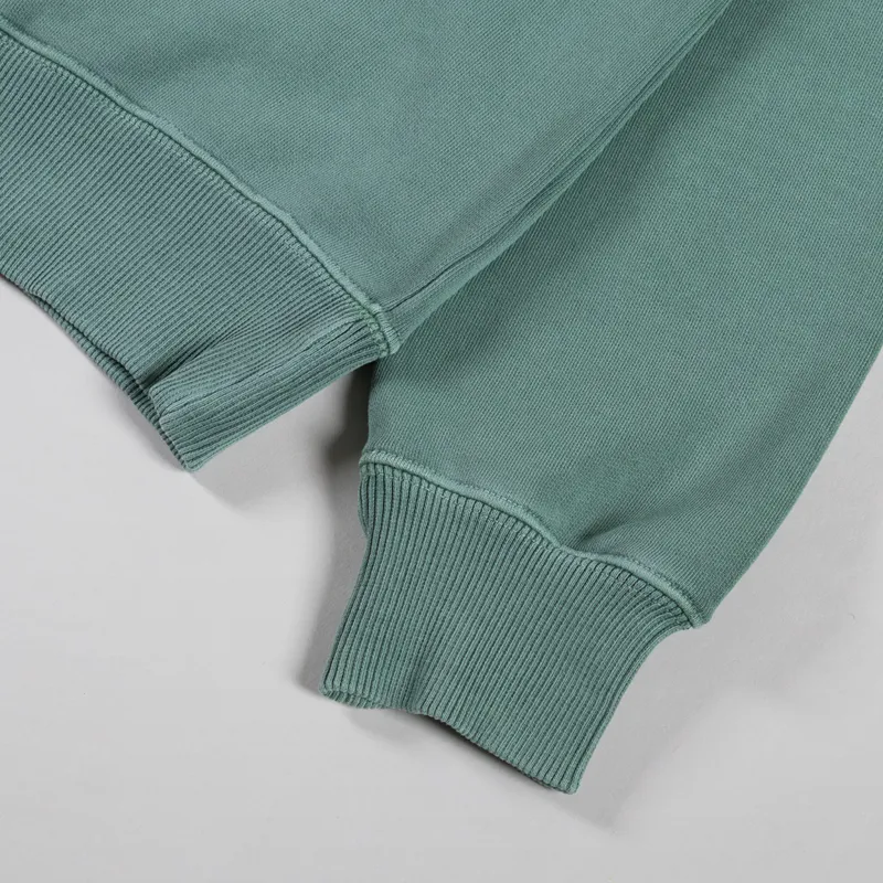 Deus Ex Machina Shield Garment Dyed Crew Shale Green-6