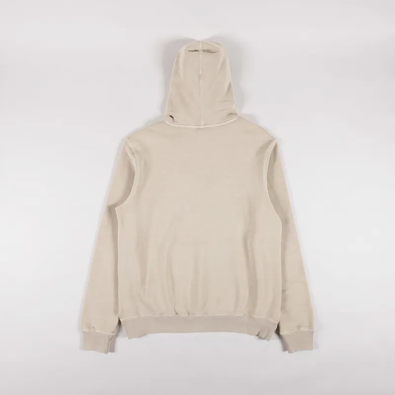 Deus Ex Machina Shield Garment Dyed Hoodie Safari-1