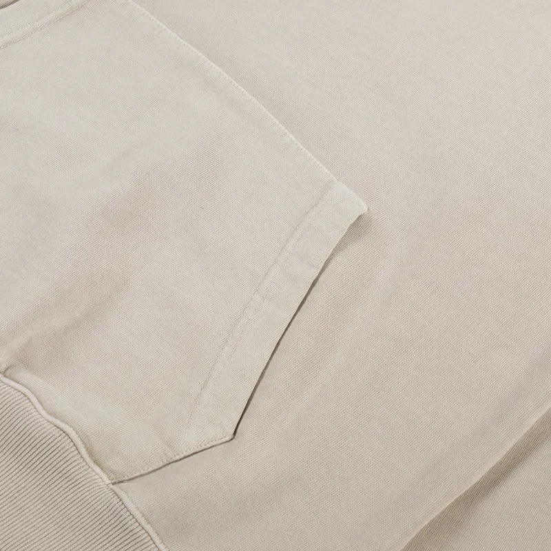 Deus Ex Machina Shield Garment Dyed Hoodie Safari-6