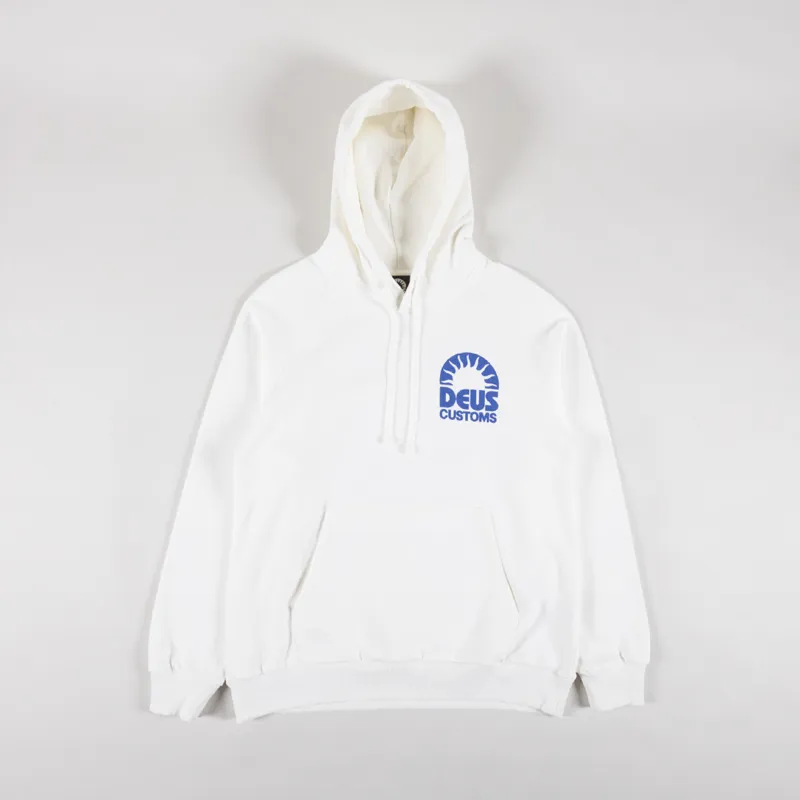 Deus Ex Machina Melodies Hoodie Vintage White-1