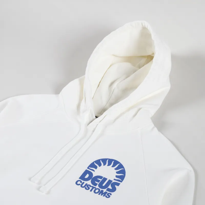 Deus Ex Machina Melodies Hoodie Vintage White-3