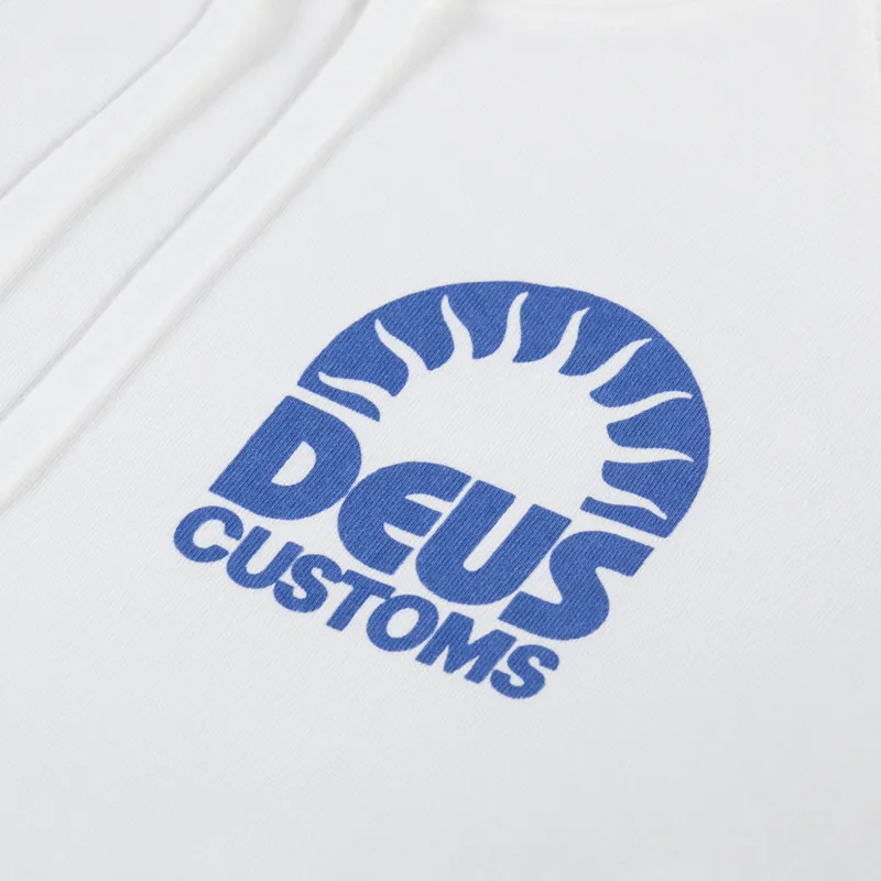 Deus Ex Machina Melodies Hoodie Vintage White-5