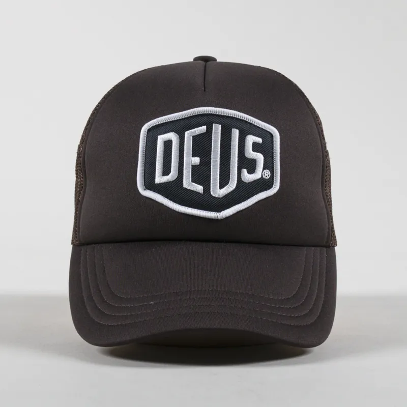 Deus Ex Machina Baylands Trucker Cap Chocolate Brown-1