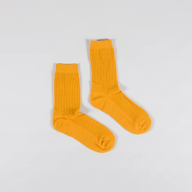 Donny's Womens Summer Waffle Socks Marigold