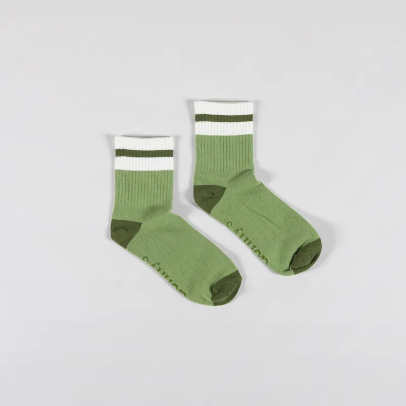Donny's Womens Varsity Socks Sage