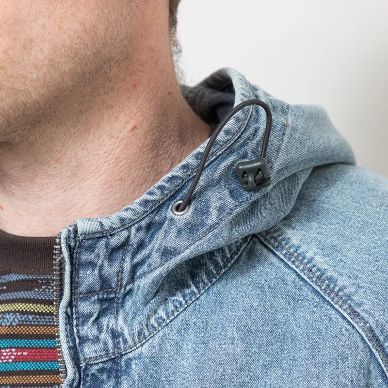 thisisneverthat SP-Logo Denim Windbreaker Washed Blue-3