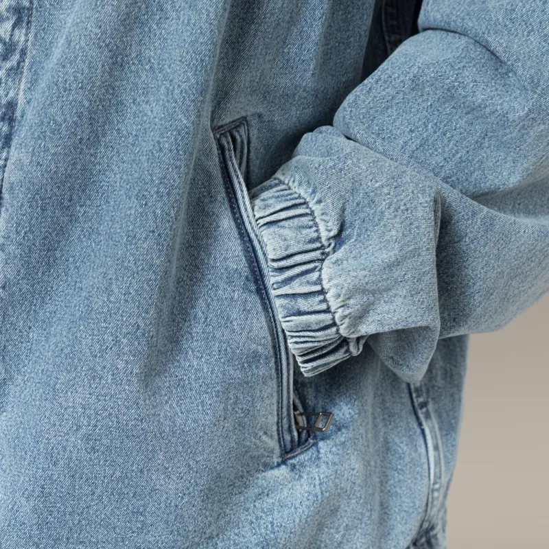 thisisneverthat SP-Logo Denim Windbreaker Washed Blue-6