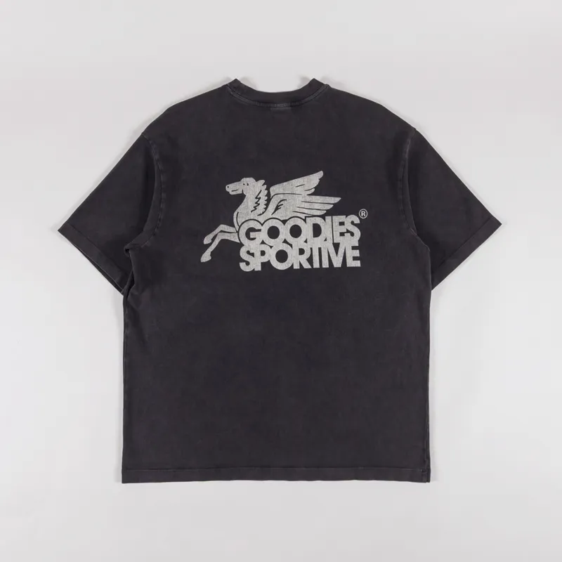 Goodies Sportive Dusty Premium Pegasus T Shirt Black