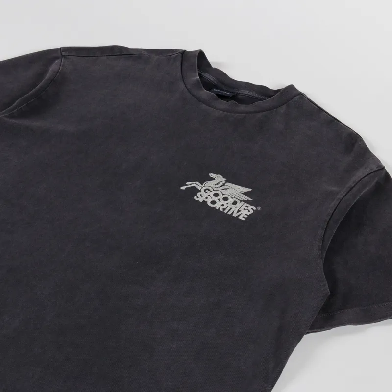 Goodies Sportive Dusty Premium Pegasus T Shirt Black-3