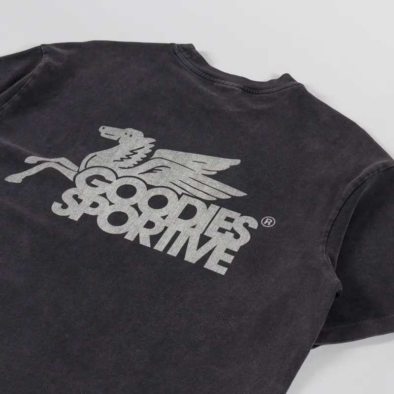 Goodies Sportive Dusty Premium Pegasus T Shirt Black-2