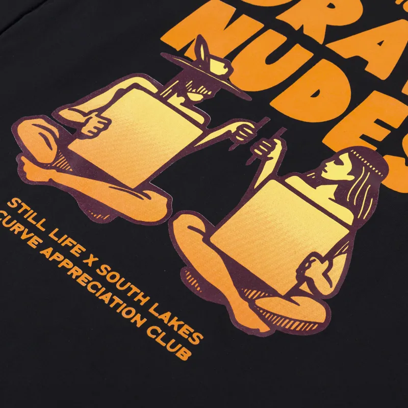 Still Life Draw Nudes Long Sleeve T Shirt Black-5