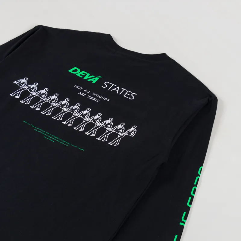 Deva States Fury Long Sleeve T Shirt Black-2