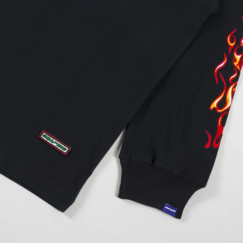 Deva States Colony Long Sleeve T Shirt Black-8