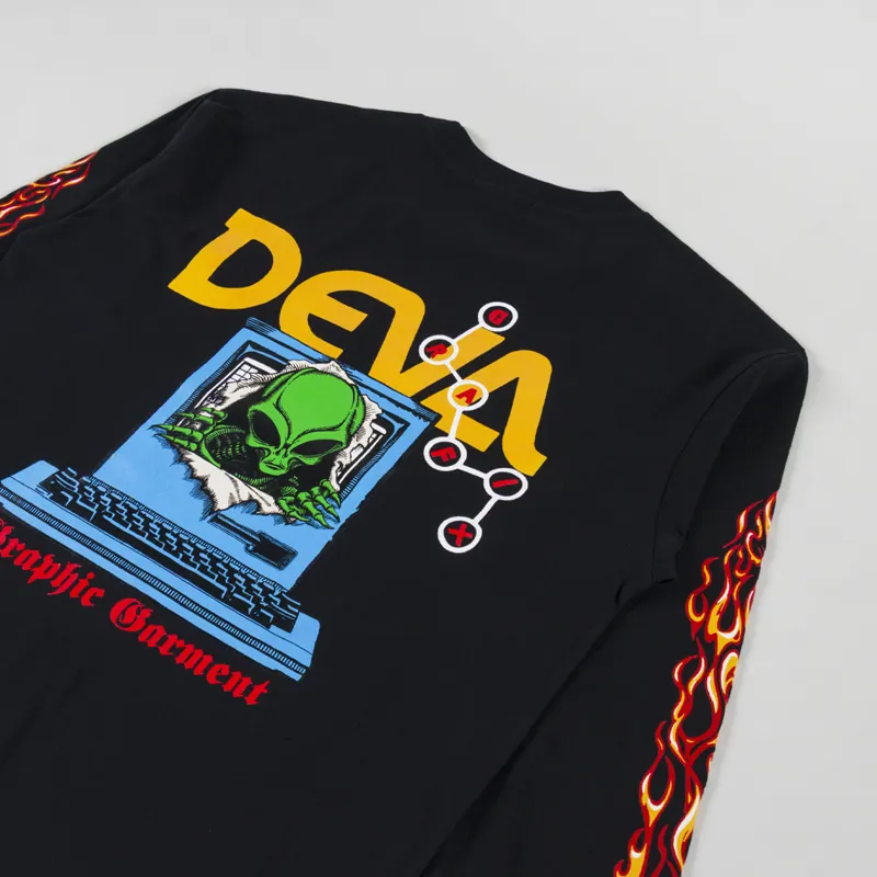 Deva States Colony Long Sleeve T Shirt Black-2