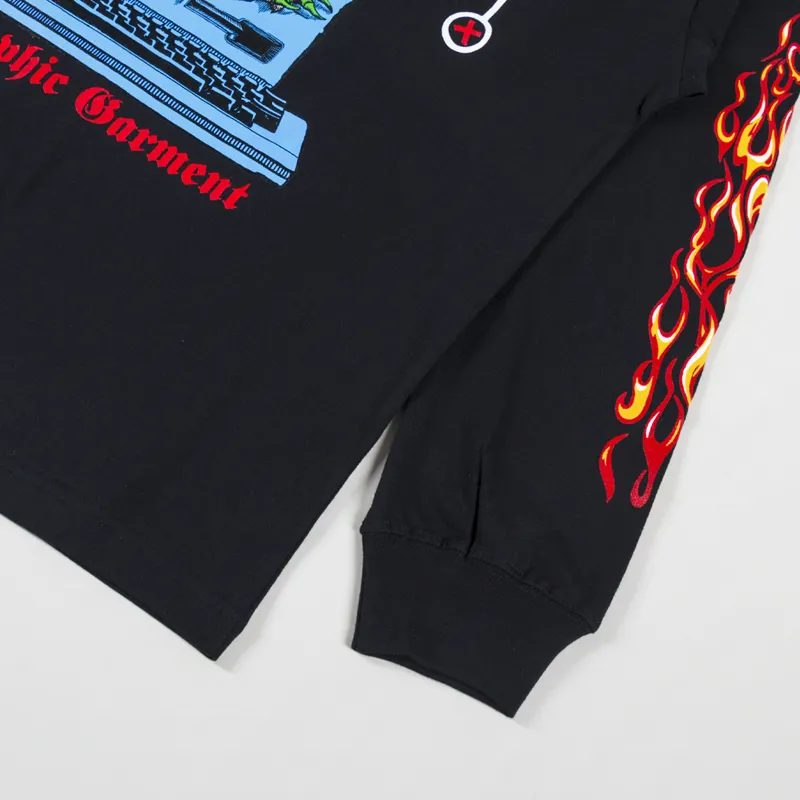 Deva States Colony Long Sleeve T Shirt Black-7
