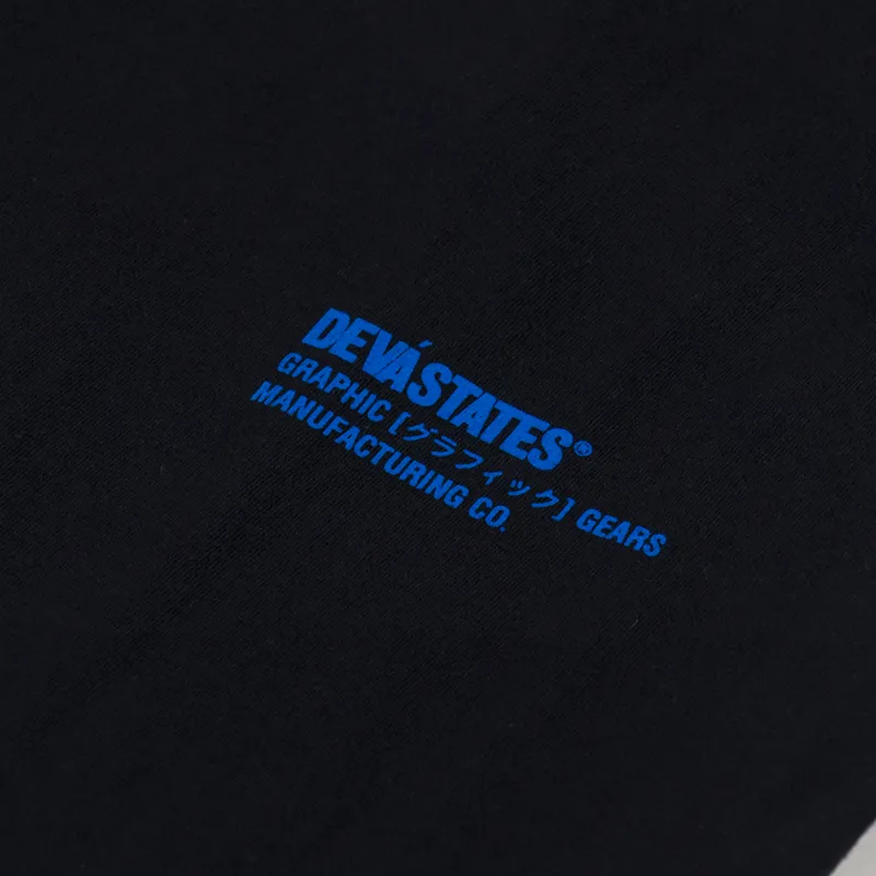 Deva States Overlay Logo T Shirt Black-5