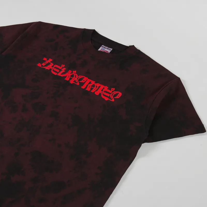 Deva States Mystic GFX T Shirt Bleached Black-3