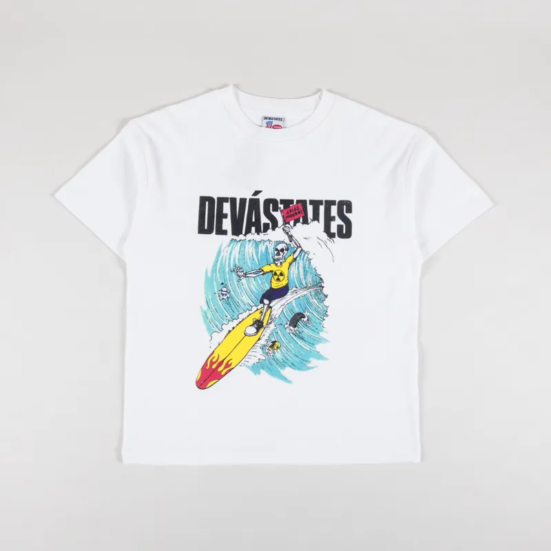 Deva States Adios GFX T Shirt White-1