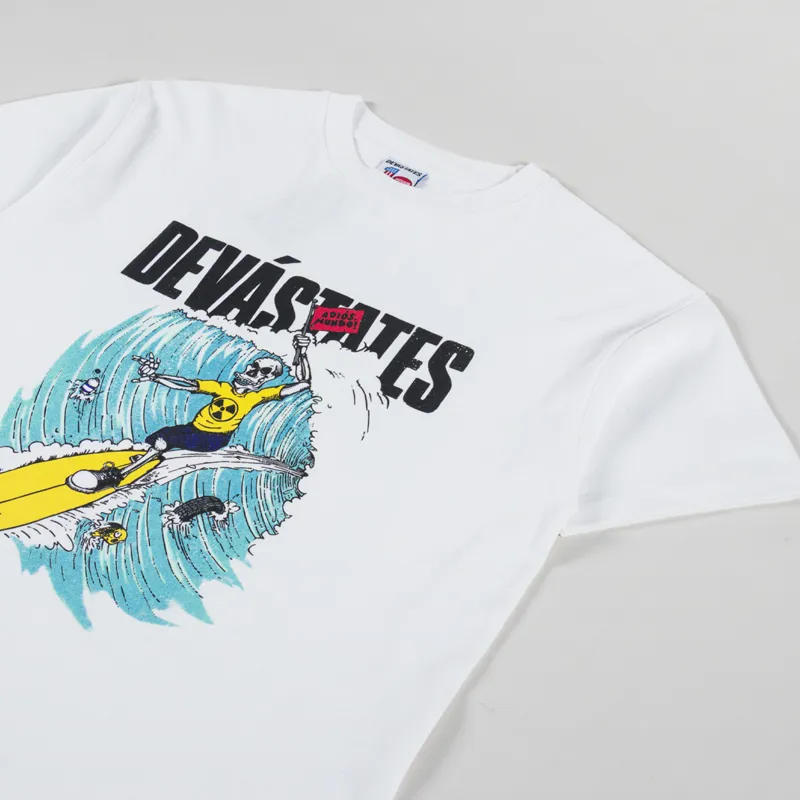 Deva States Adios GFX T Shirt White-3