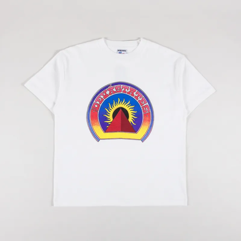 Deva States Pyramid GFX T Shirt White-1